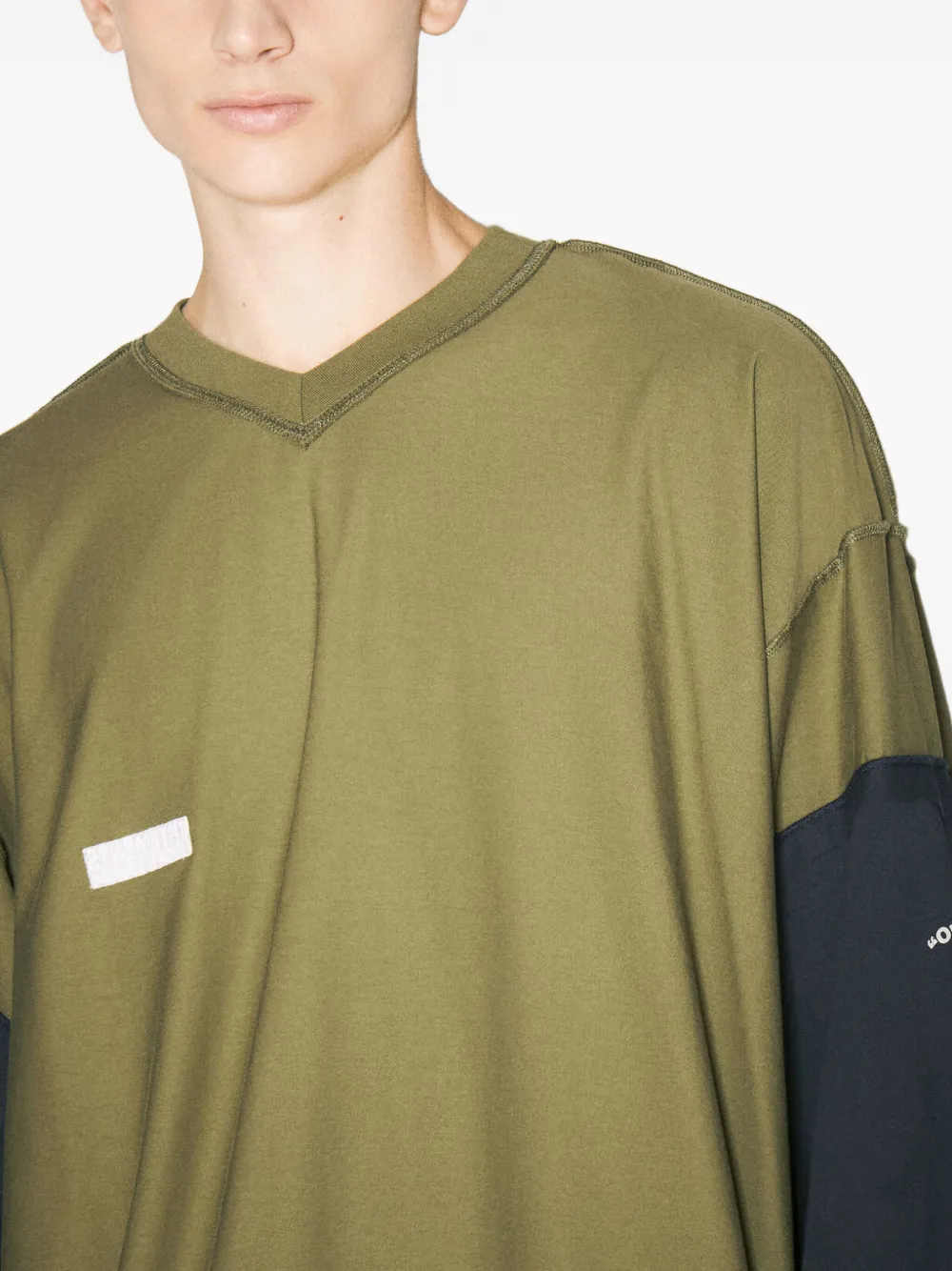 VETEMENTS Inside-Out Shark T-shirt Groen