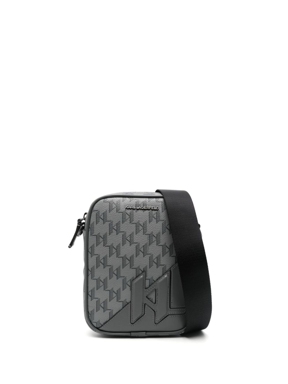 logo-print cross body bag