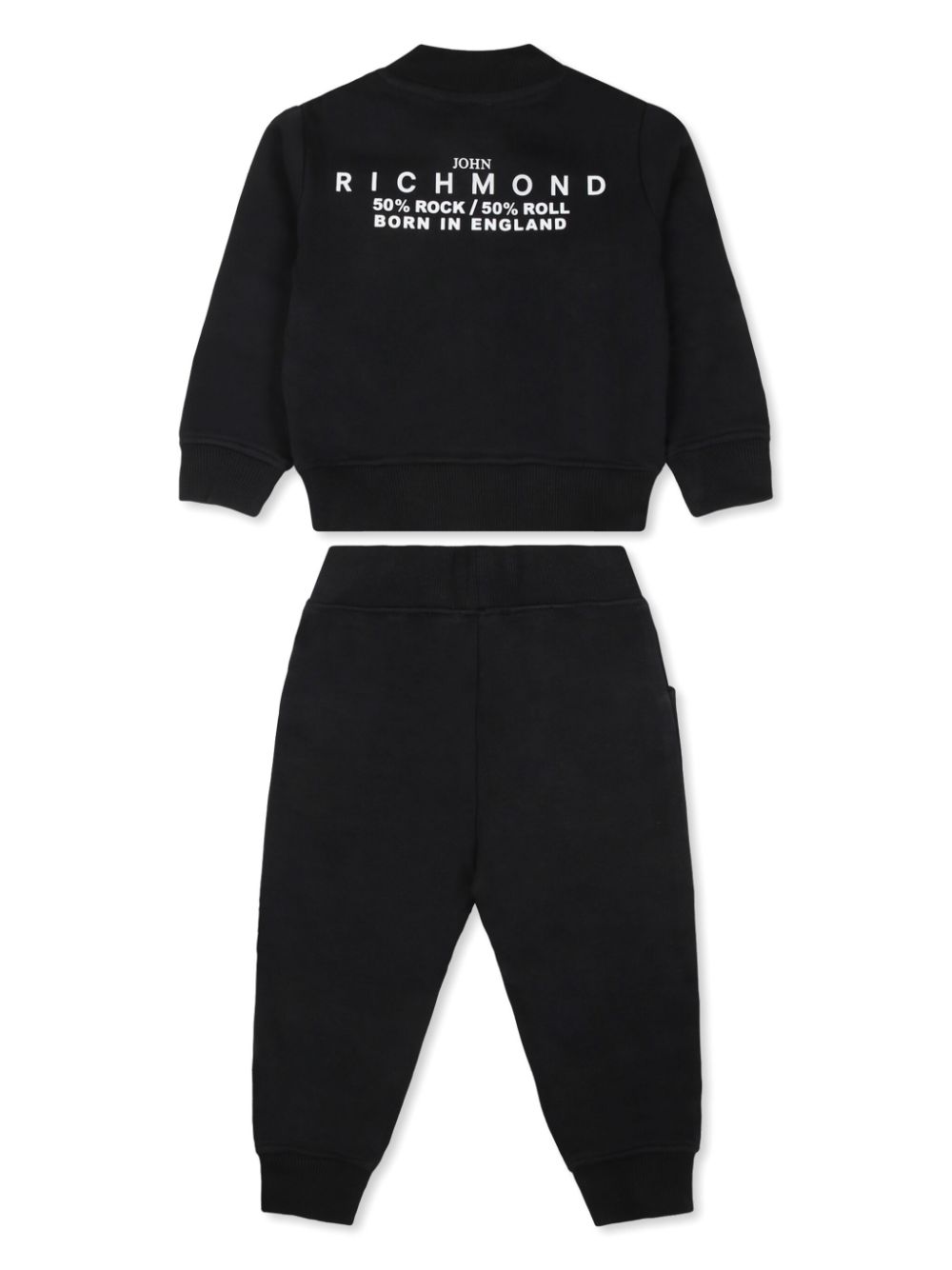 John Richmond Junior logo-print tracksuit set - Zwart