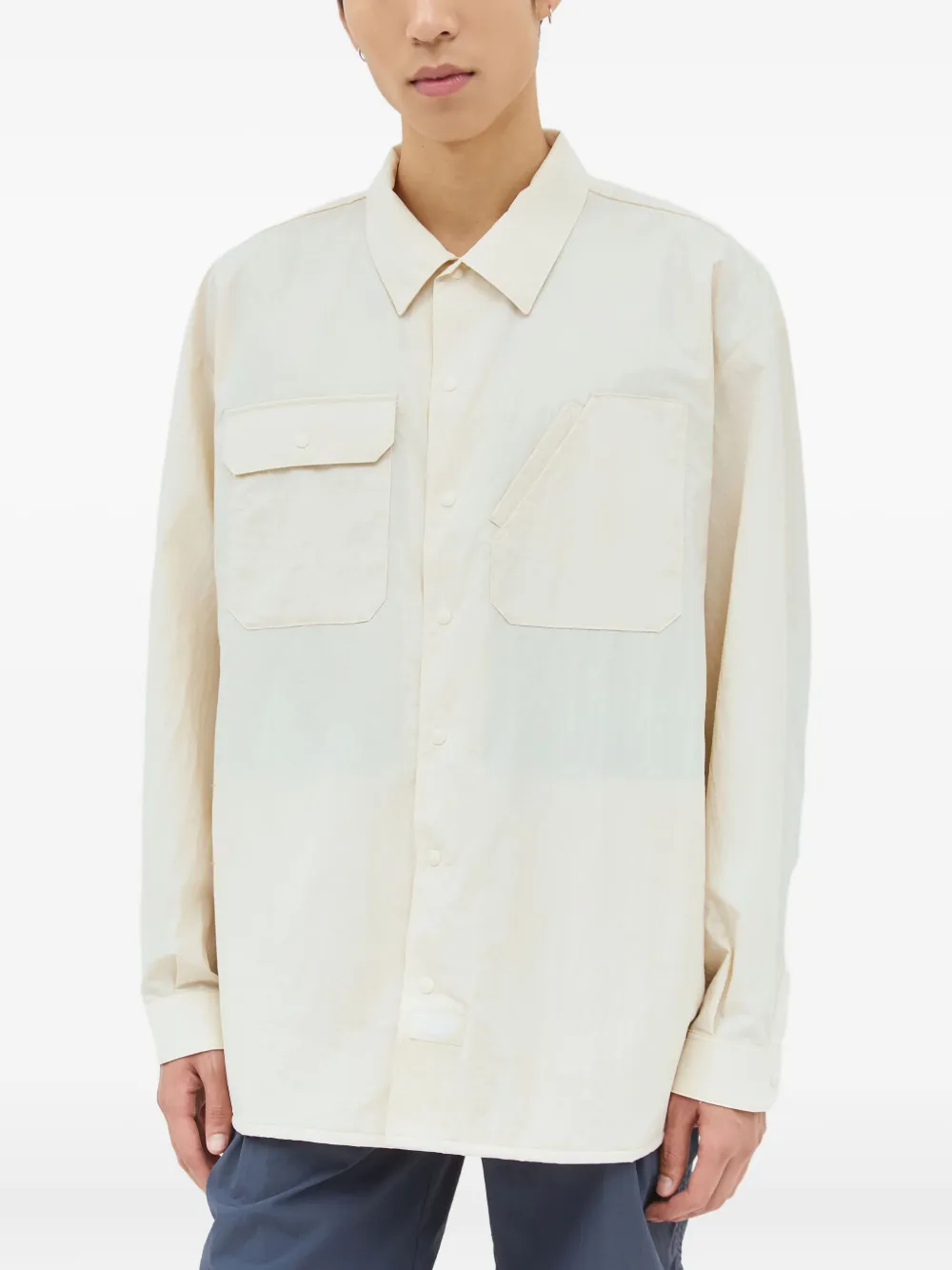 DICKIES Overhemd met dubbele zak Beige