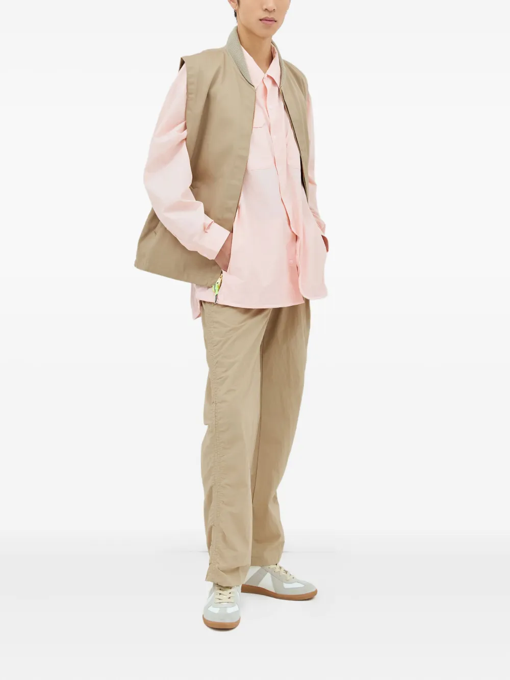 DICKIES Overhemd met dubbele zak - Roze