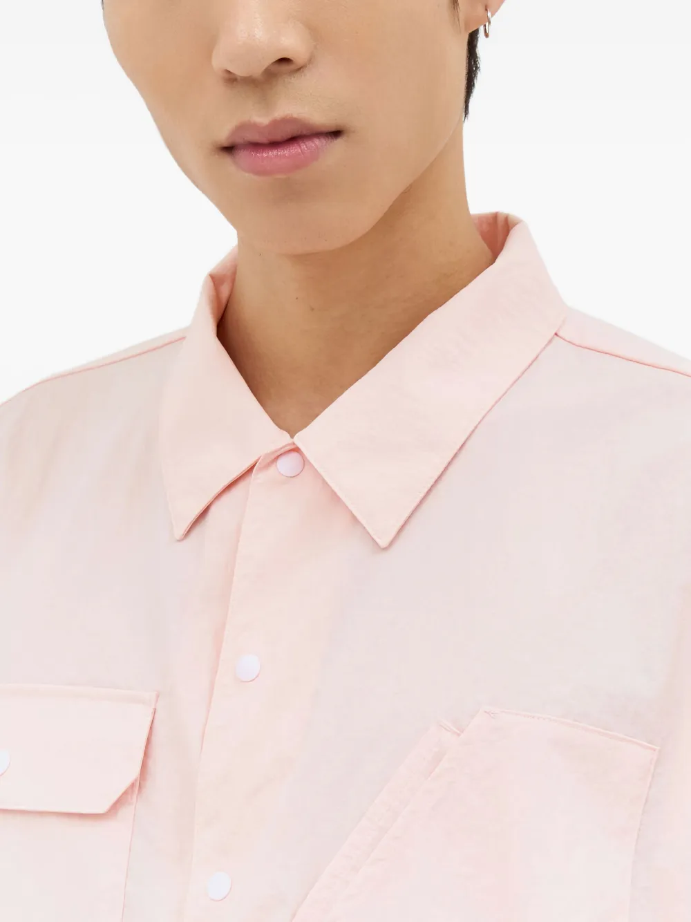 DICKIES Overhemd met dubbele zak Roze