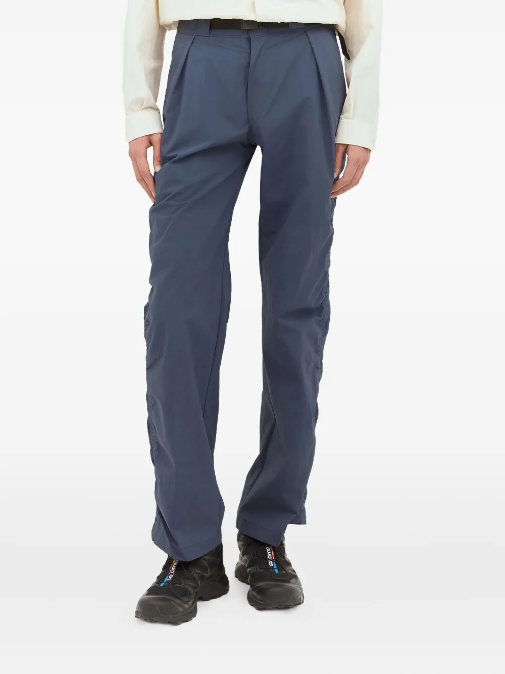 DICKIES pleated-detail drawstring trousers | Blue | Image 1