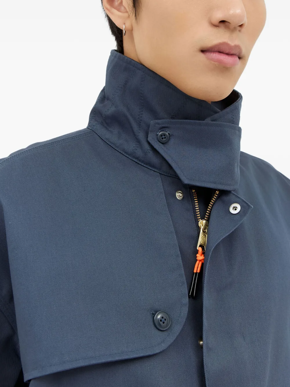 DICKIES Jack met opgestikte zak en knoopsluiting Blauw