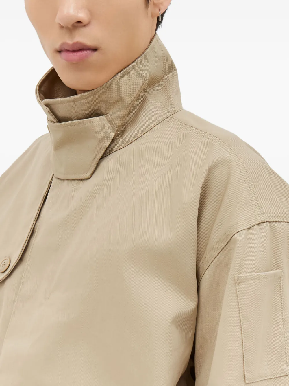 DICKIES buttoned flap-pocket jacket Beige