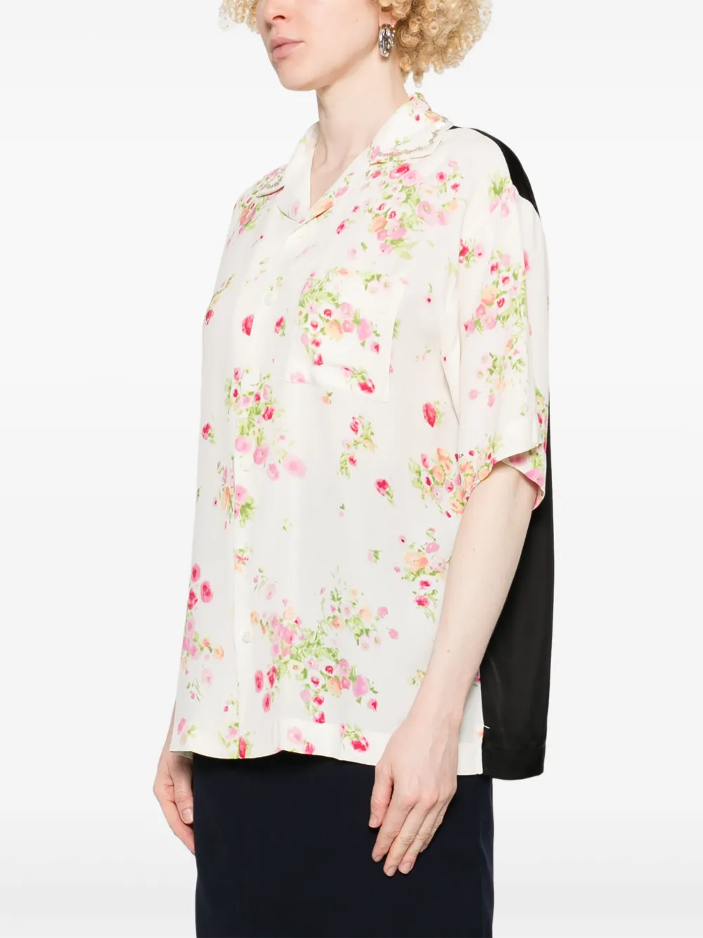 N°21 N.21 Shirt With Floral Pattern In White