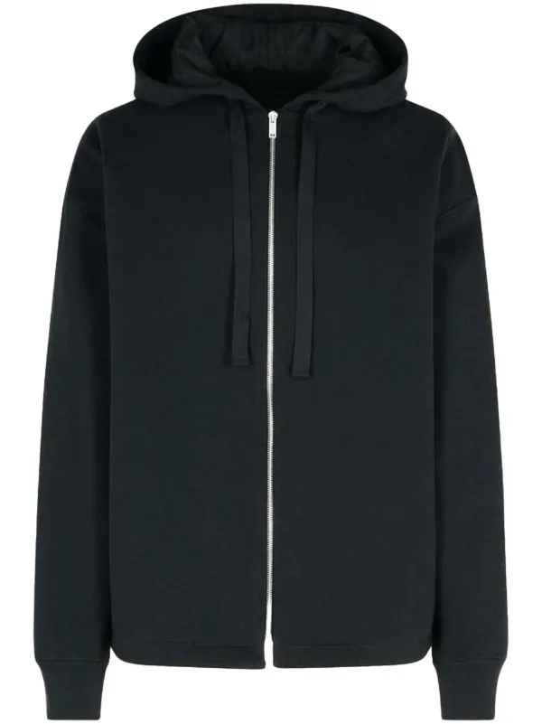 Jil Sander ジップアップ パーカー | ブラック | FARFETCH JP