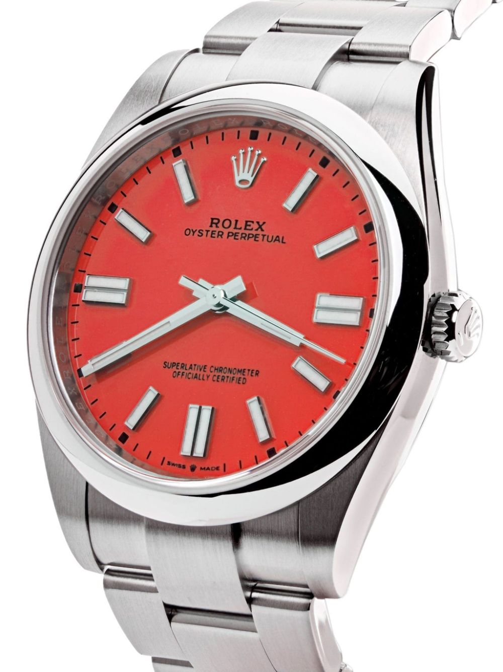 Rolex pre-owned Oyster Perpetual 36mm - Rood