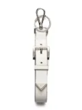 Prada Saffiano keyring - White