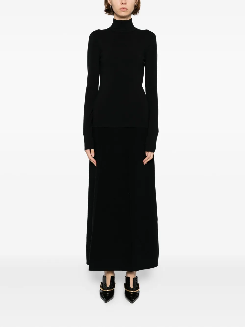 Lisa Yang cashmere skirt Zwart