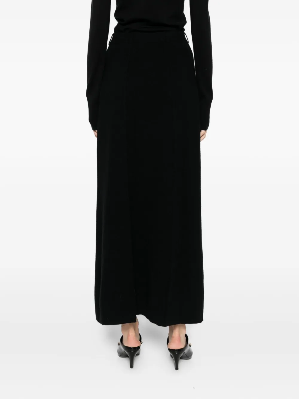 Lisa Yang cashmere skirt Zwart