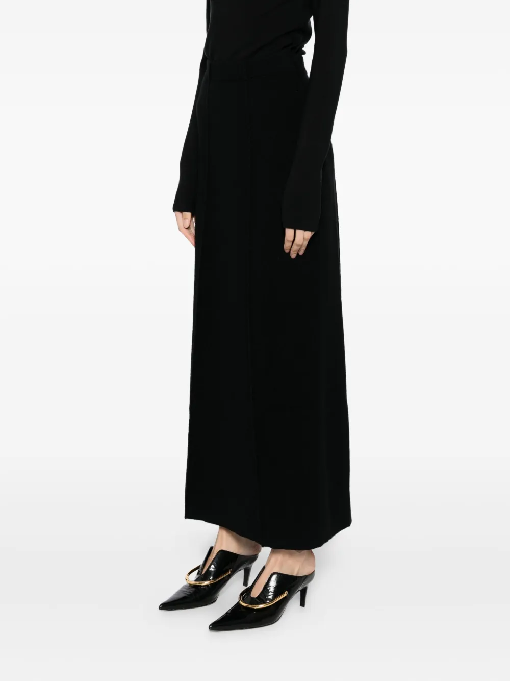Lisa Yang cashmere skirt Zwart