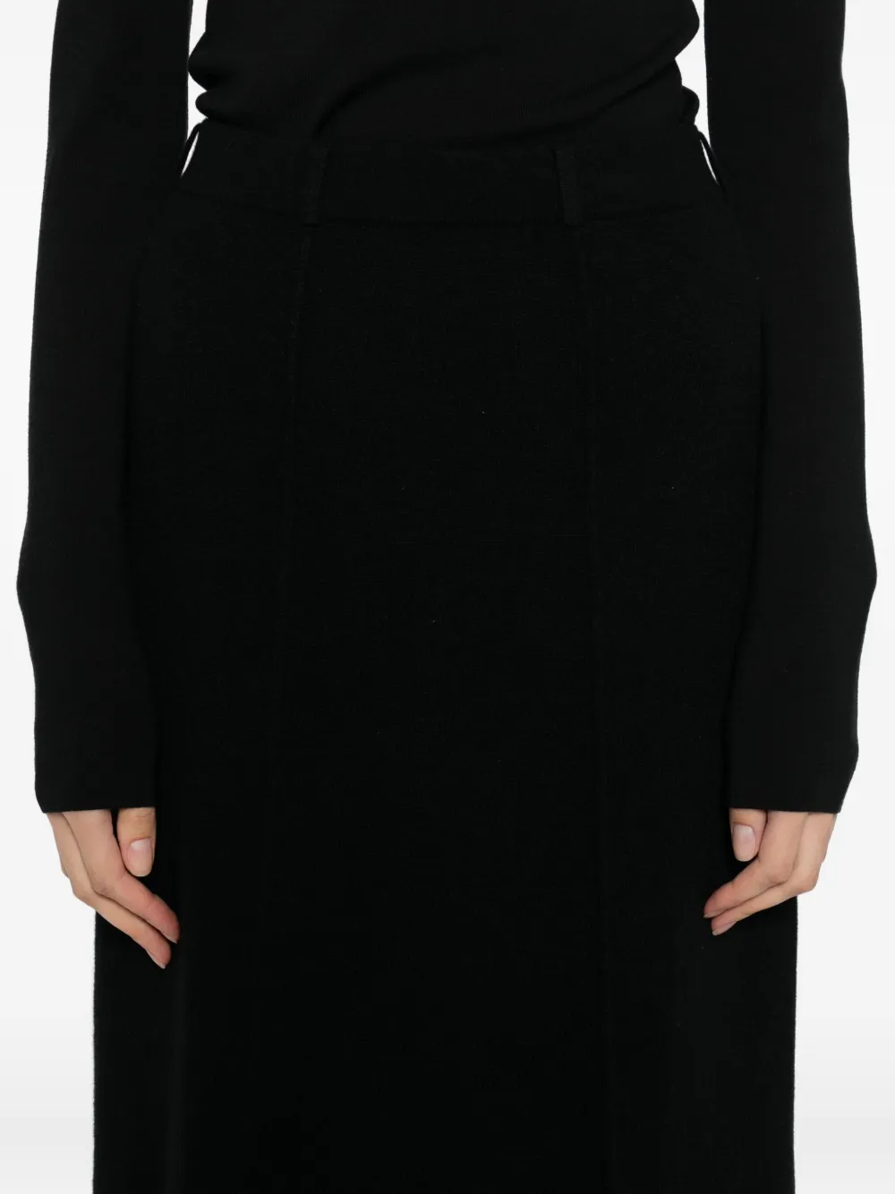 Lisa Yang cashmere skirt Zwart