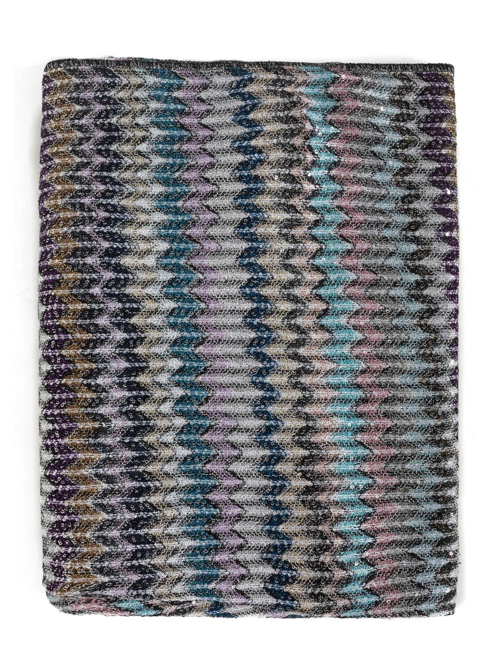 Missoni Sjaal met zigzagpatroon - Zwart