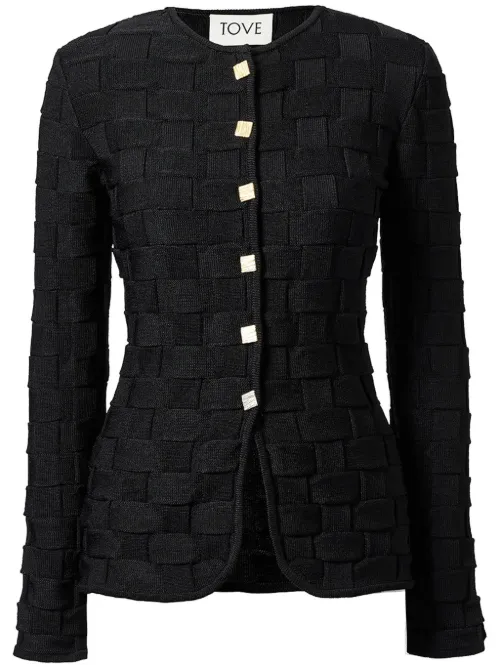 TOVE veste Uma en maille - Noir - TOVE - Modalova