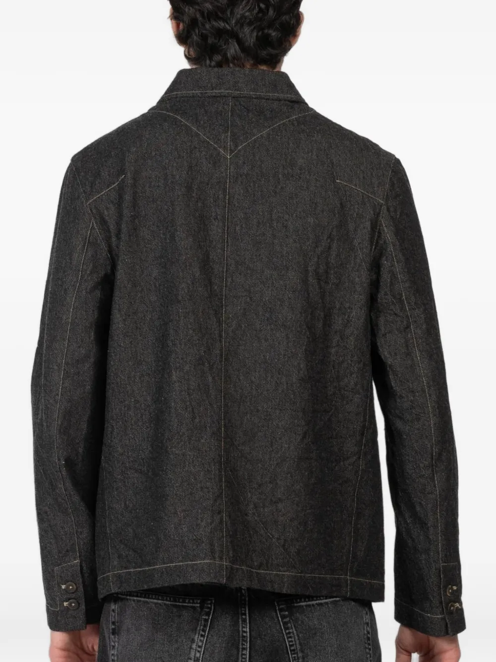  Forme D'expression Chest-pocket Jacket - Grey 