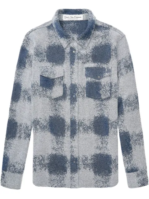 GOD'S TRUE CASHMERE patterned cashmere shirt