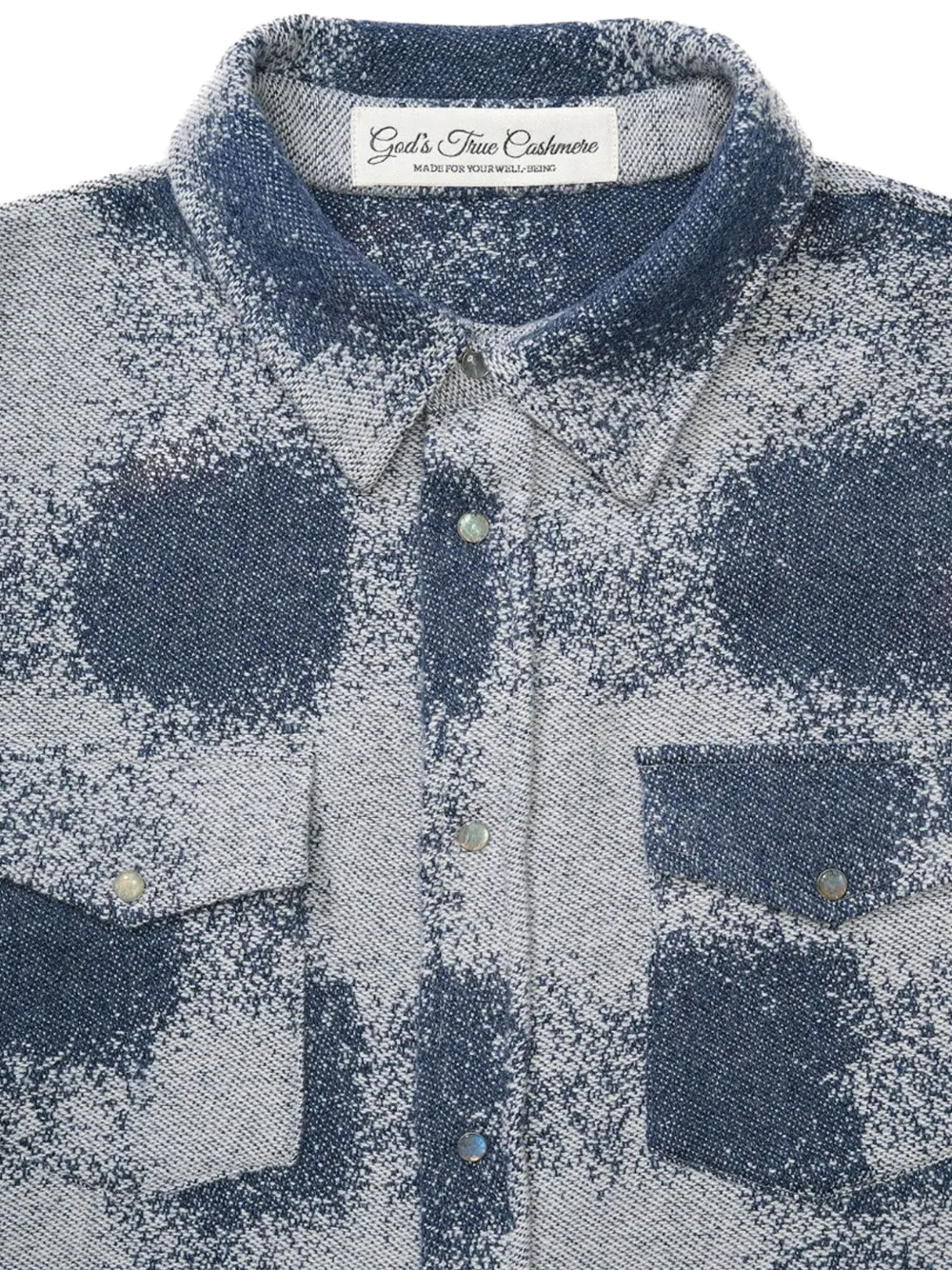 Patterned Cashmere Shirt