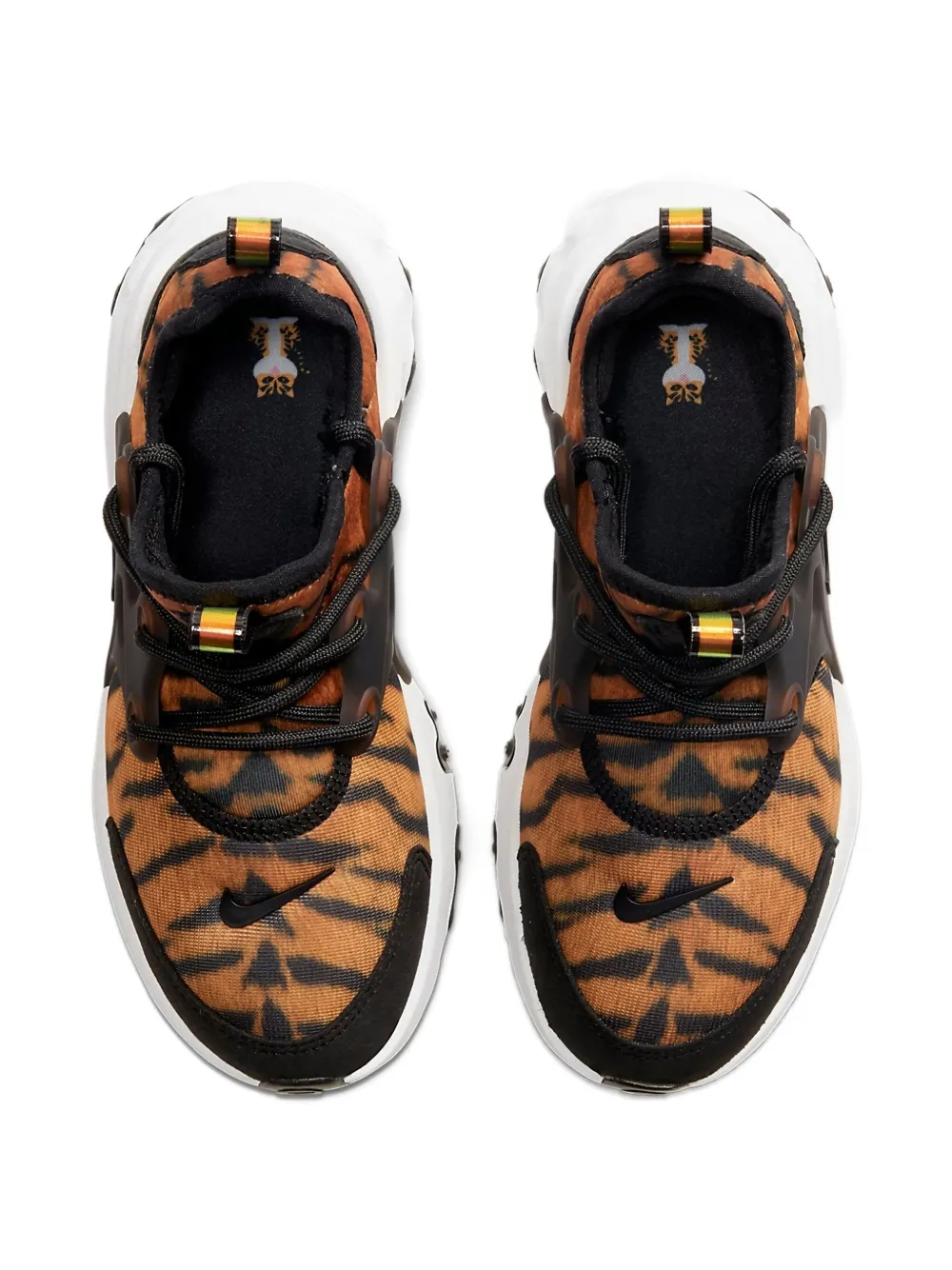 Nike Kids React Presto "Tiger" sneakers Orange