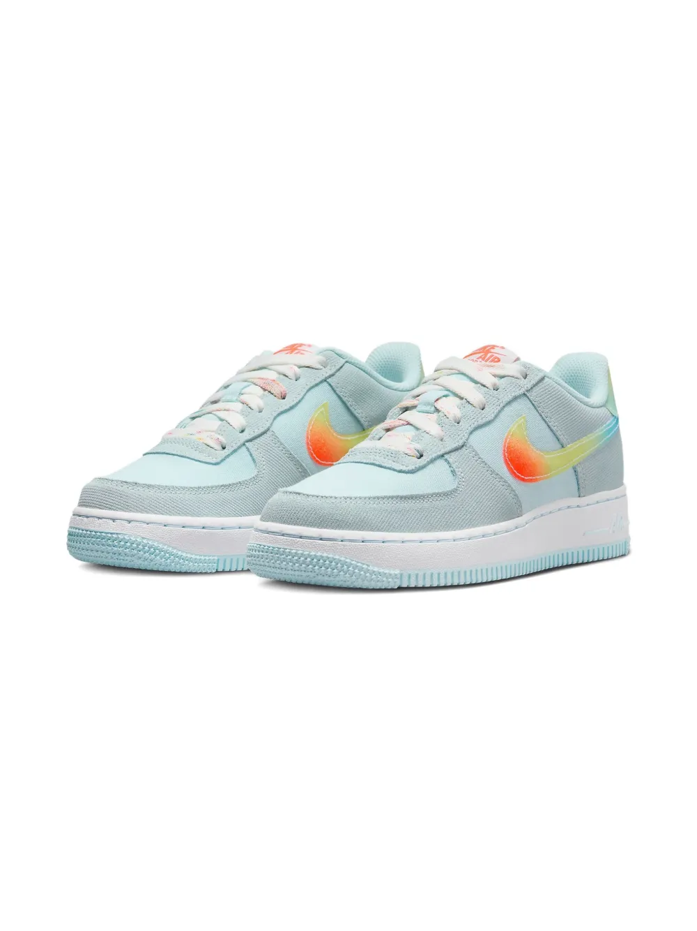Nike Kids Air Force 1 Low "Playground Pack" sneakers Blauw