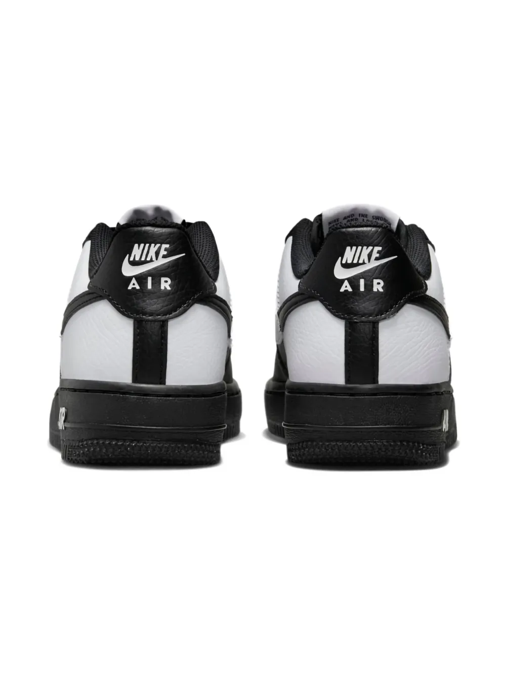 Nike Kids Air Force 1 Next Nature "Split Black White" sneakers