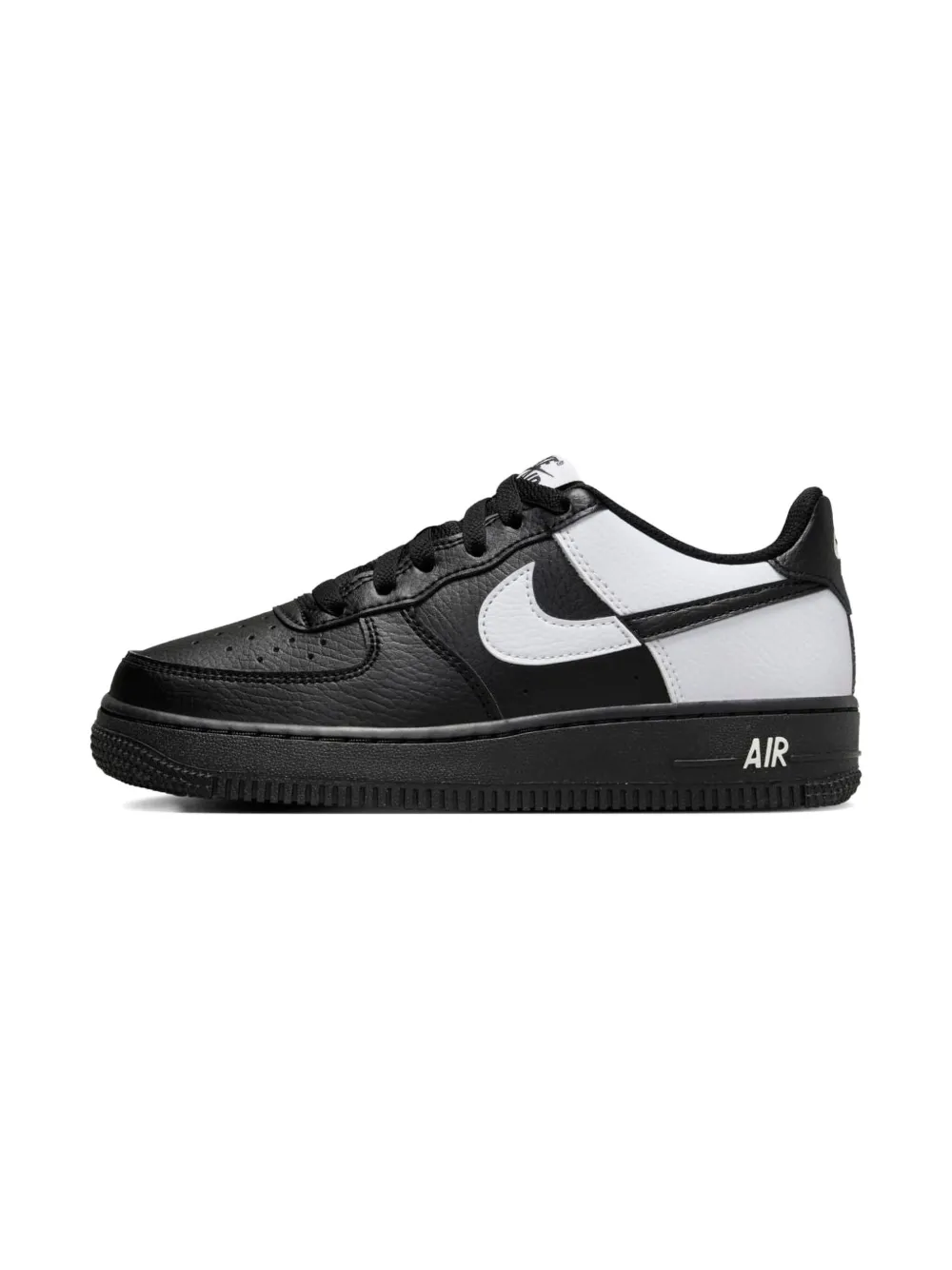Nike Kids Air Force 1 Next Nature "Split Black White" sneakers