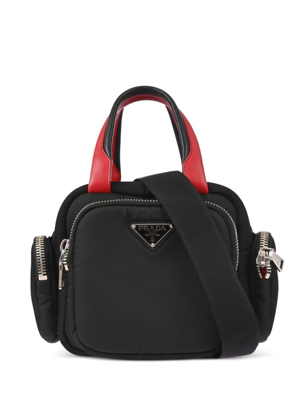 2010 triangle-logo two-way handbag