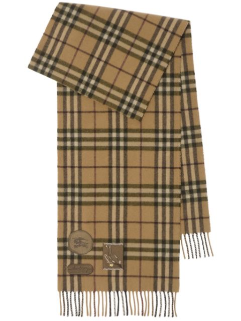 Burberry Badge Check scarf Men