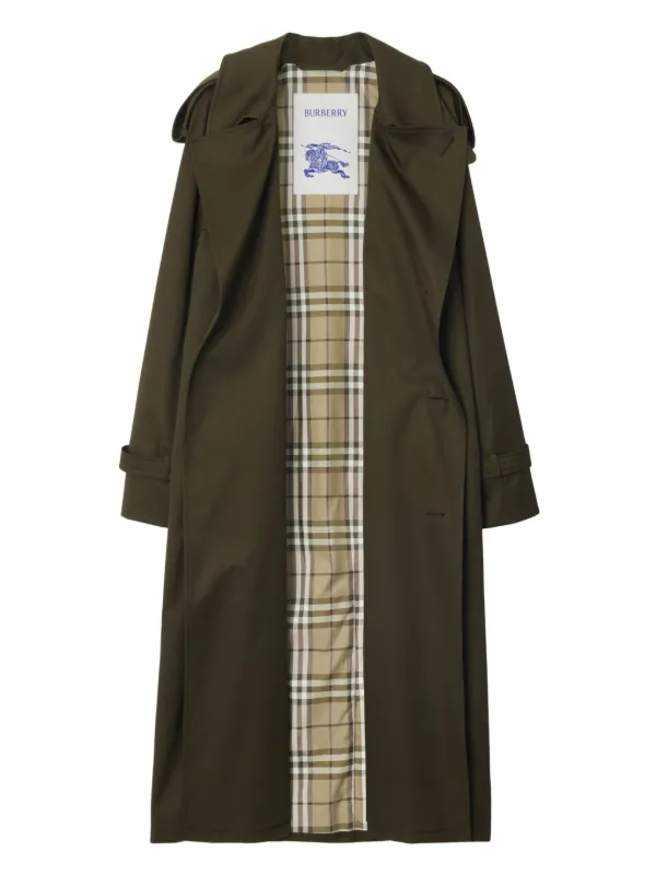 Burberry Castleford Trench Coat | Green | FARFETCH