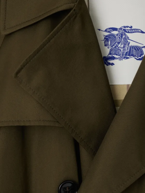 Burberry Castleford Trench Coat | Green | FARFETCH