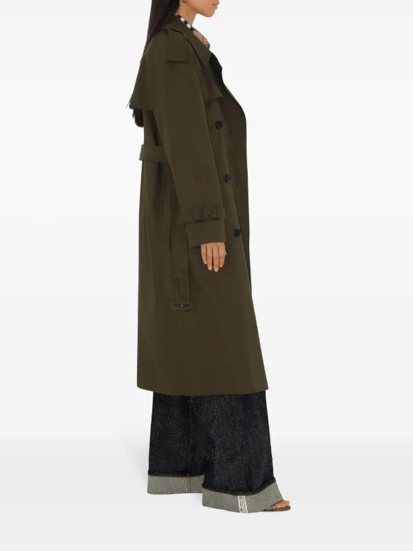 Burberry Castleford Trench Coat | Green | FARFETCH
