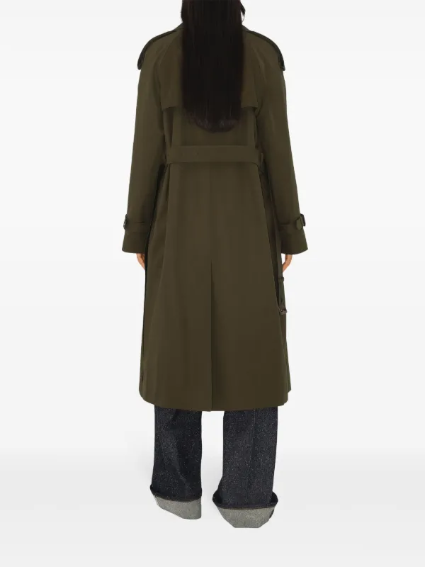 Burberry Castleford Trench Coat | Green | FARFETCH