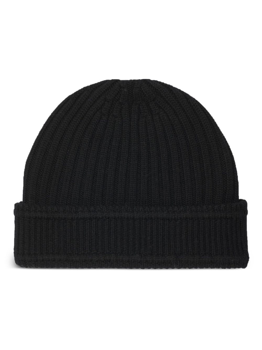 Burberry logo patch beanie - Zwart