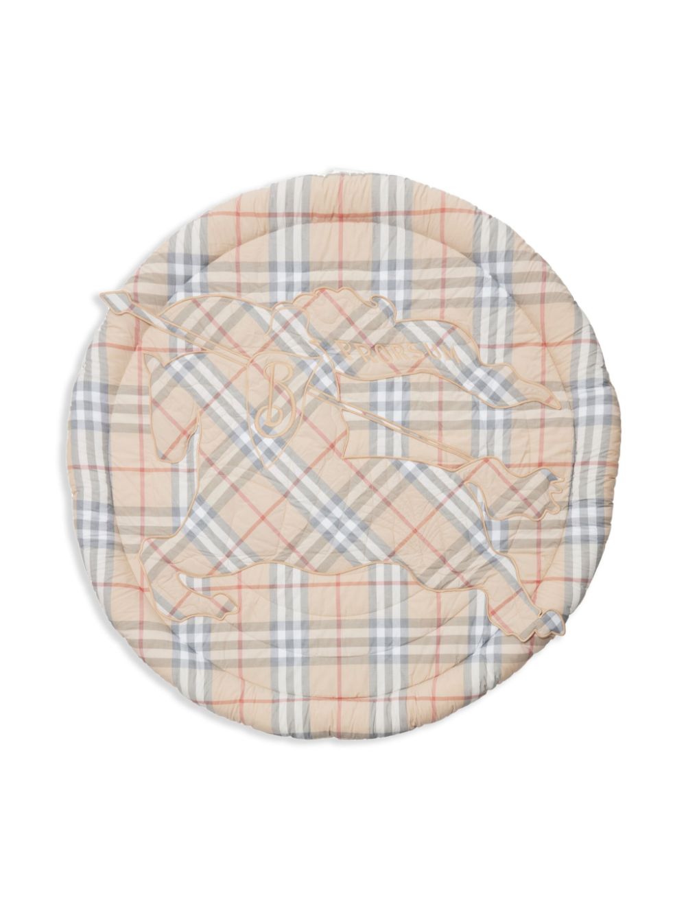 Burberry Kids checked playmat - Neutrals