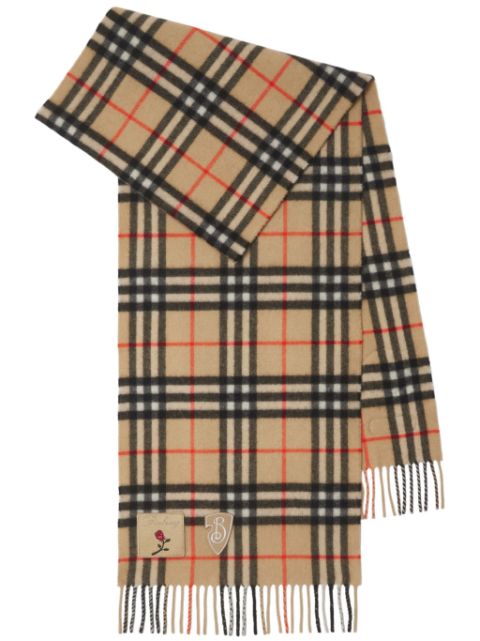 Burberry Badge Vintage Check scarf Men