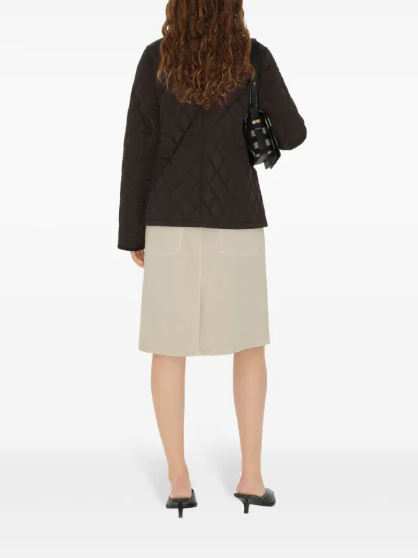 「BURBERRY」パデッド キルティングシェル ミニスカート org.jpg