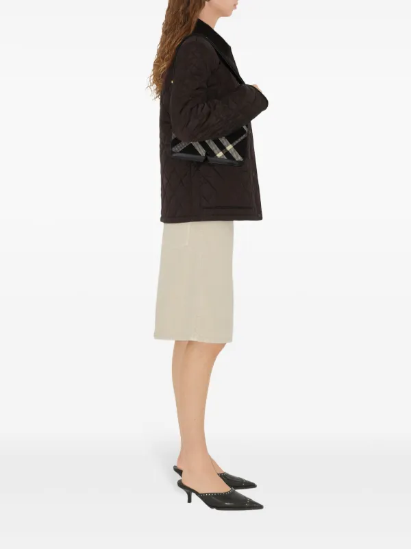 Burberry Quilted Jacket | Brown | FARFETCH