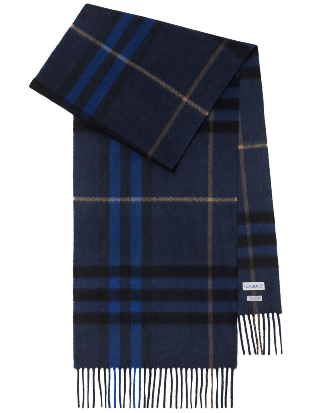 checked cashmere scarf