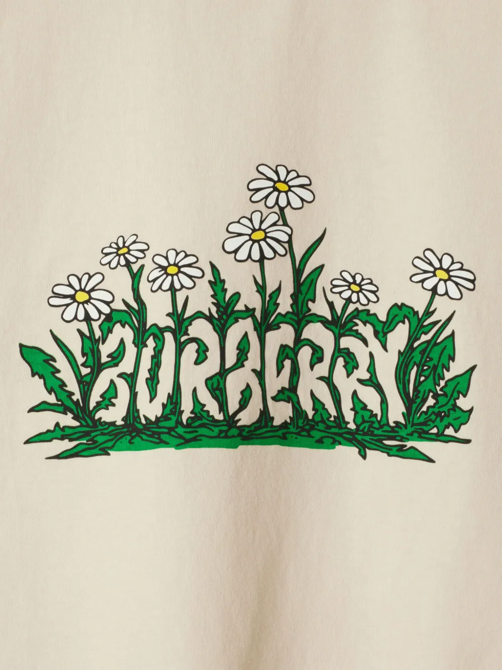 Burberry Katoenen T-shirt Beige