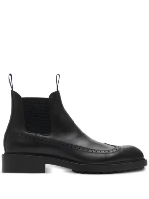 人気【BURBERRY】Pryle レザーチェック アンクルブーツ Burberry(バーバリー)メンズ ブーツ - FARFETCH