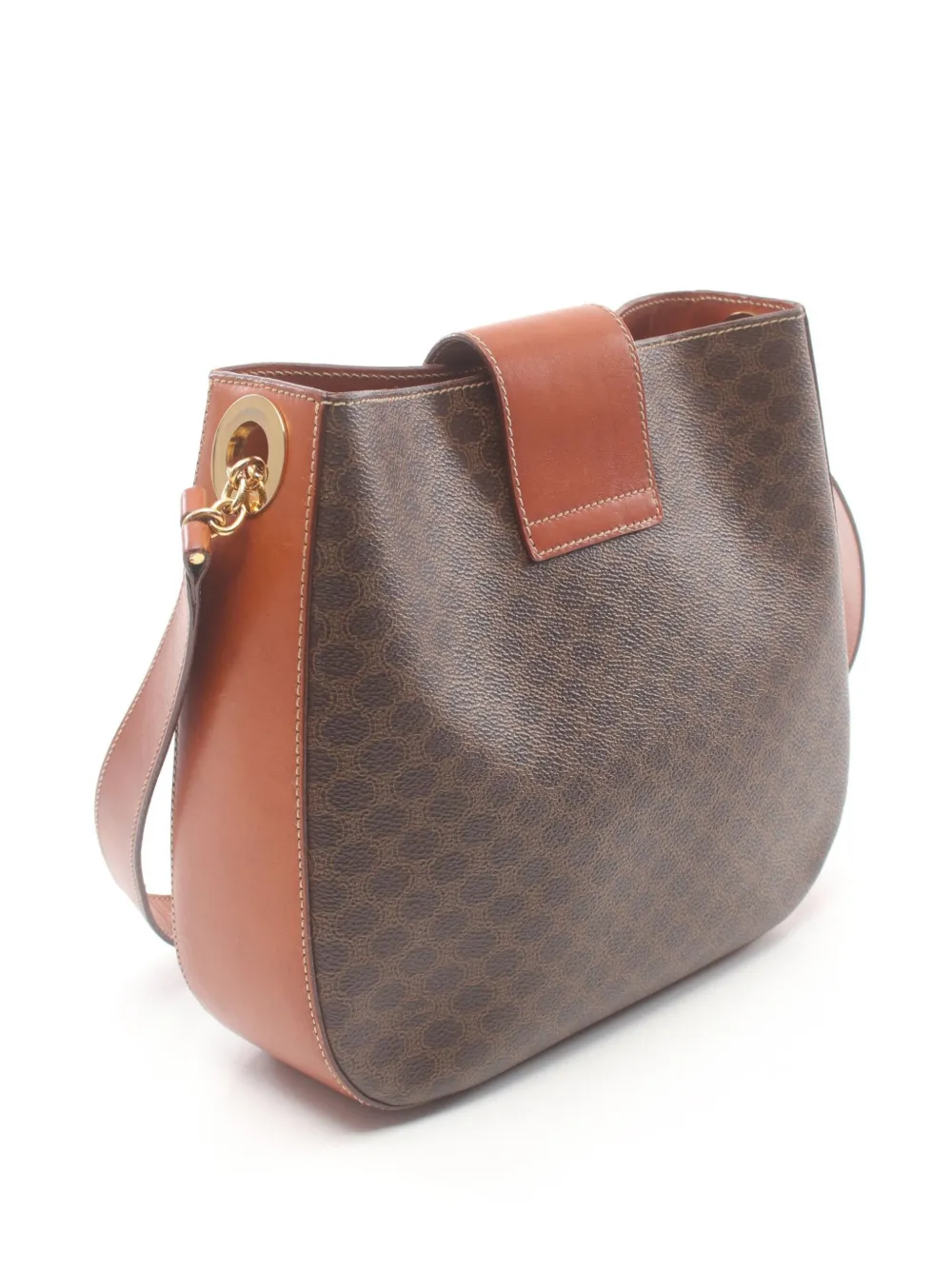 Céline Pre-Owned 2000s Macadam shoulder bag - Bruin