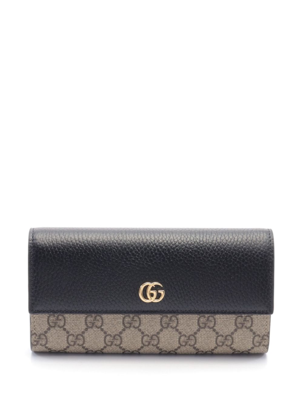 Gucci Pre-Owned 2020s Petite GG Supreme wallet – Black