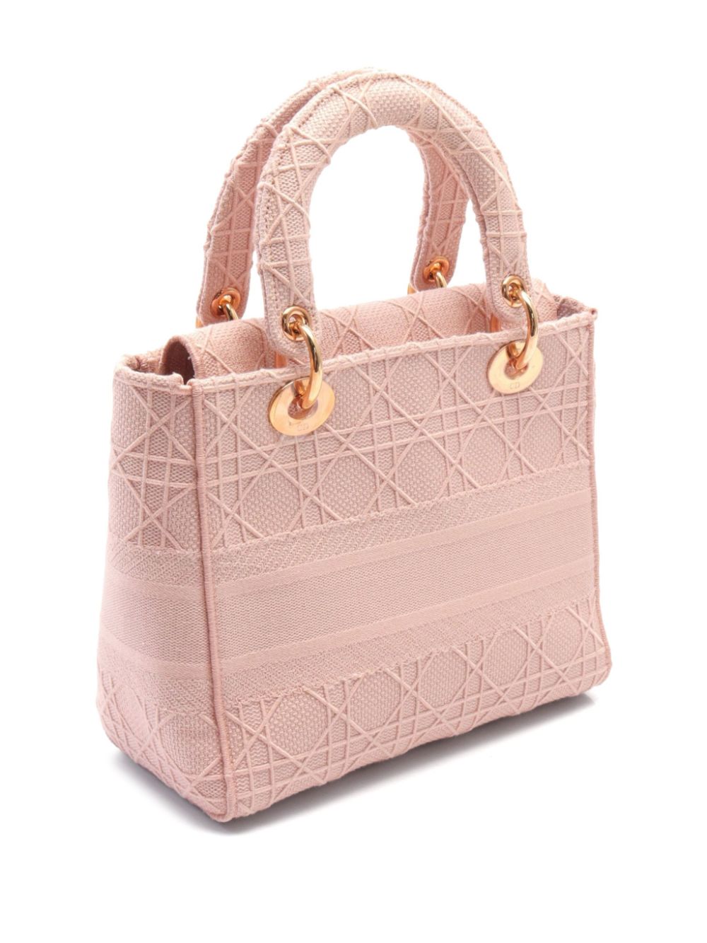 Christian Dior Pre-Owned 2010 Cannage Lady Dior two-way handbag - Roze