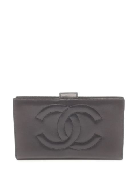 HOT SALE CHANEL 1991-1994 CC bi-fold wallet Women