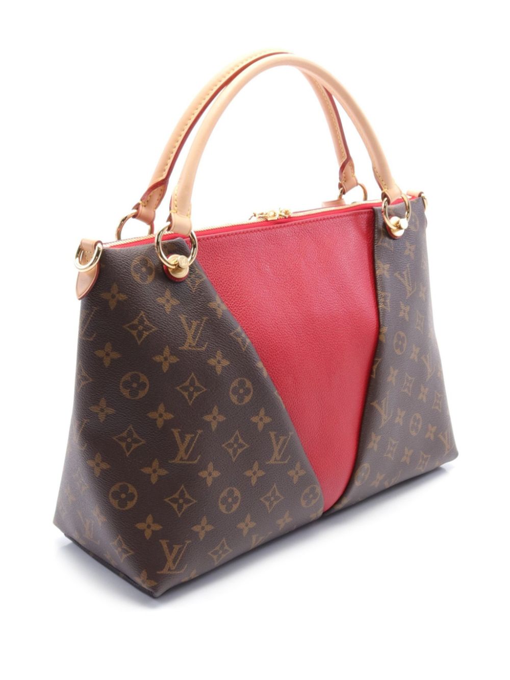 Louis Vuitton Pre-Owned 2021 V Tote MM handbag - Bruin