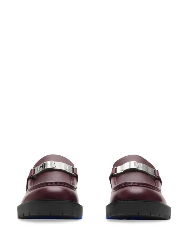 Burberry Raft Loafers | Red | FARFETCH