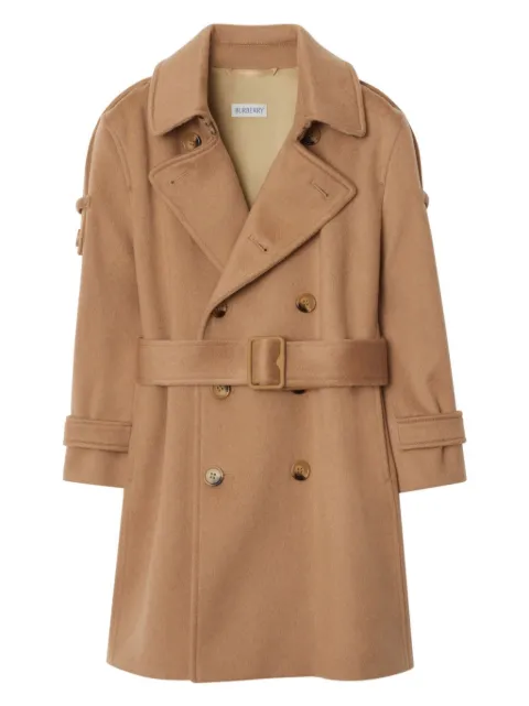 Burberry Kids cashmere trench coat