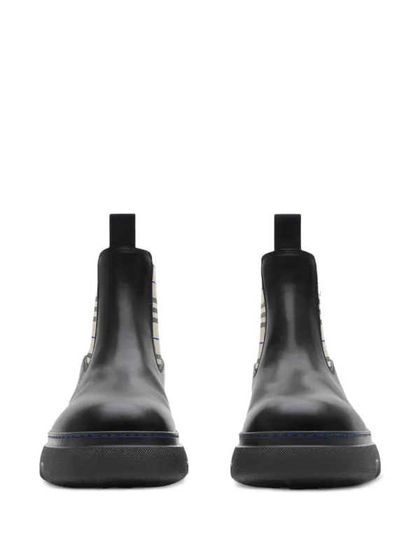 Burberry Creeper Low Chelsea Boots Black FARFETCH EG