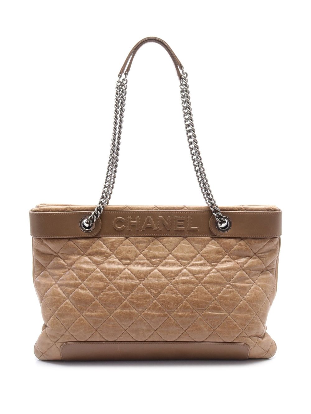 Affordable HOT SALE CHANEL 2012-2013 diamond-quilted tote bag Women