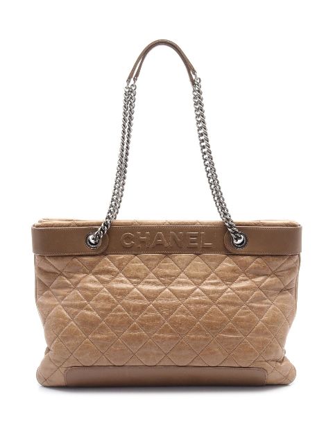 HOT SALE CHANEL 2012-2013 diamond-quilted tote bag Women